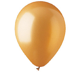 Metallic Gold Colour Helium Latex Balloon